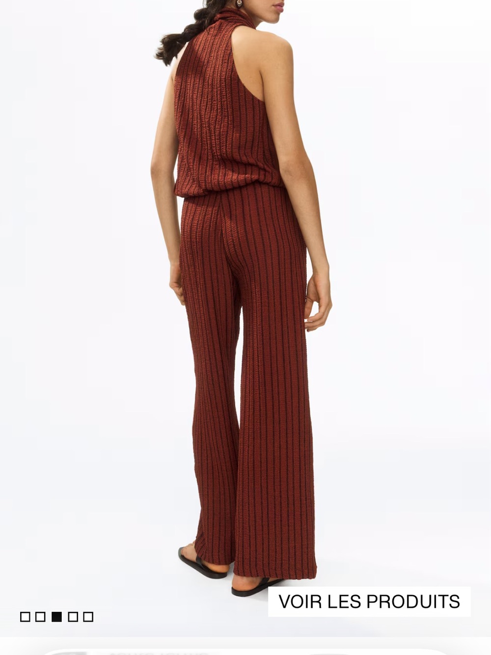 H&M Rust knit pants - Picture 6 of 8